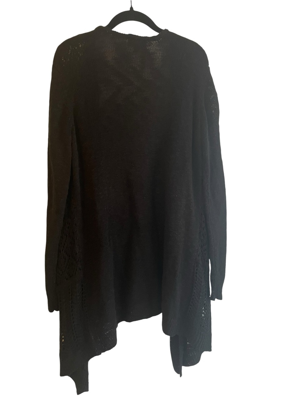 AB Studio Open-Front Long Knit Cardigan Sweater EUC - Picture 3 of 6